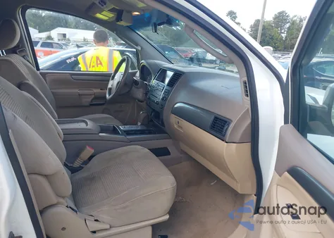 2012 Nissan Armada Sv z USA, uszkodzony, nr VIN 5N1BA0ND5CN614630